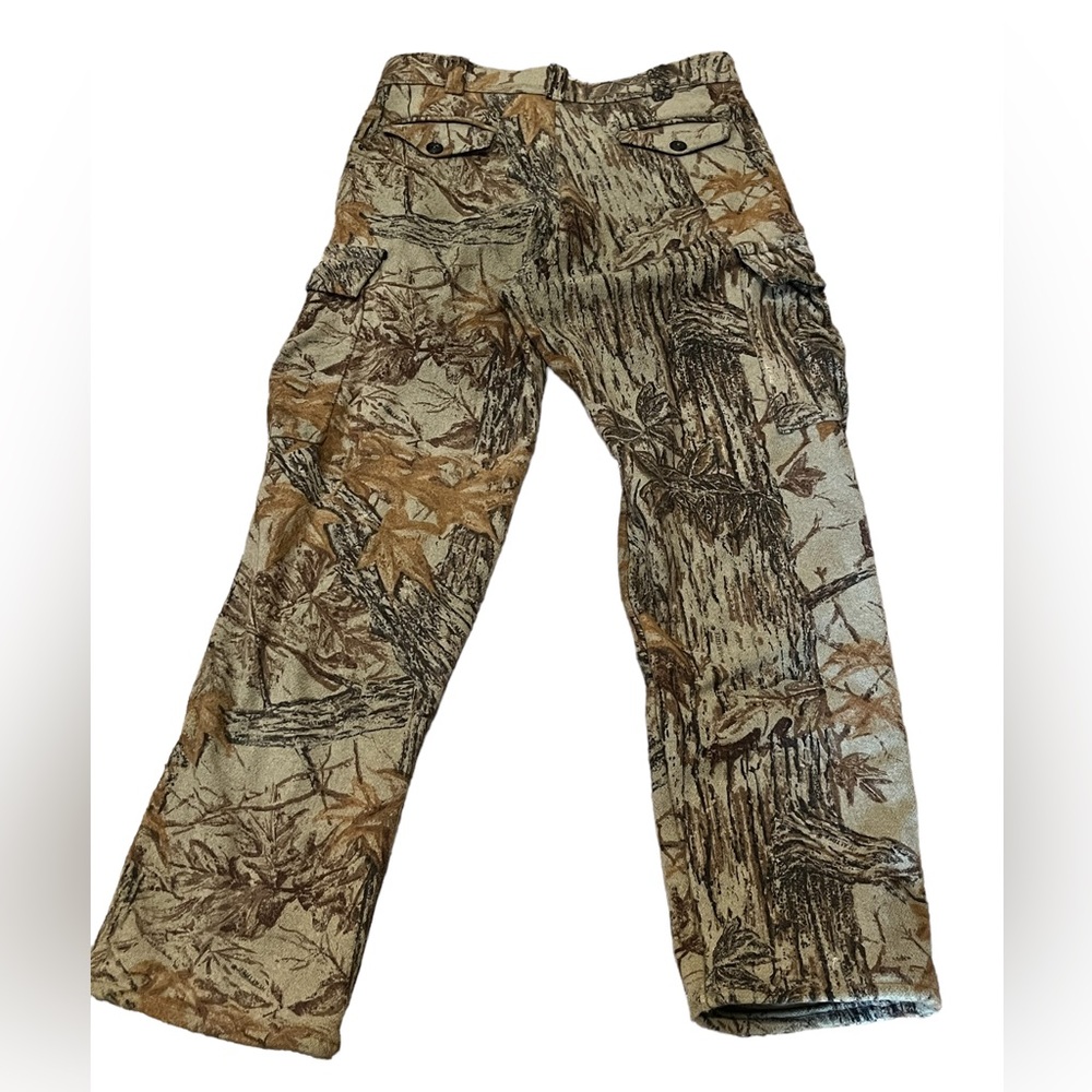 Cabelas Wool Realtree Camo Unlined Winter Hunting Pants Men’s 34x34 - Picture 3 of 8